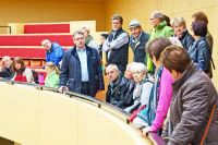 10 zuschauertribuene des plenarsaals